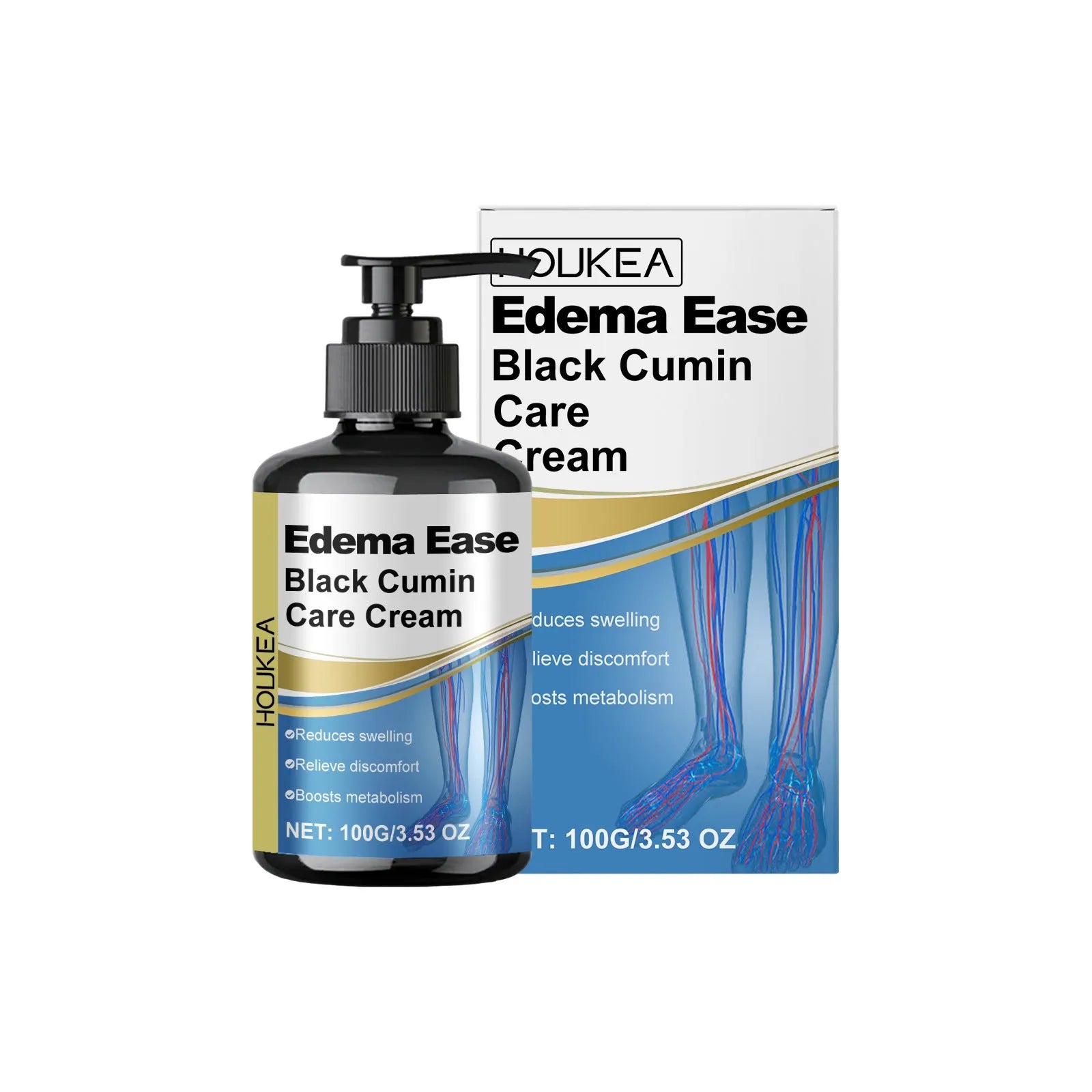 100g tub of herbal body soothing cream with cumin seed oil and vitamin E formula