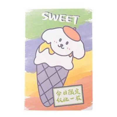 Cartoon A5 notebook with 30 sheets showing colourful character illustrations on cover