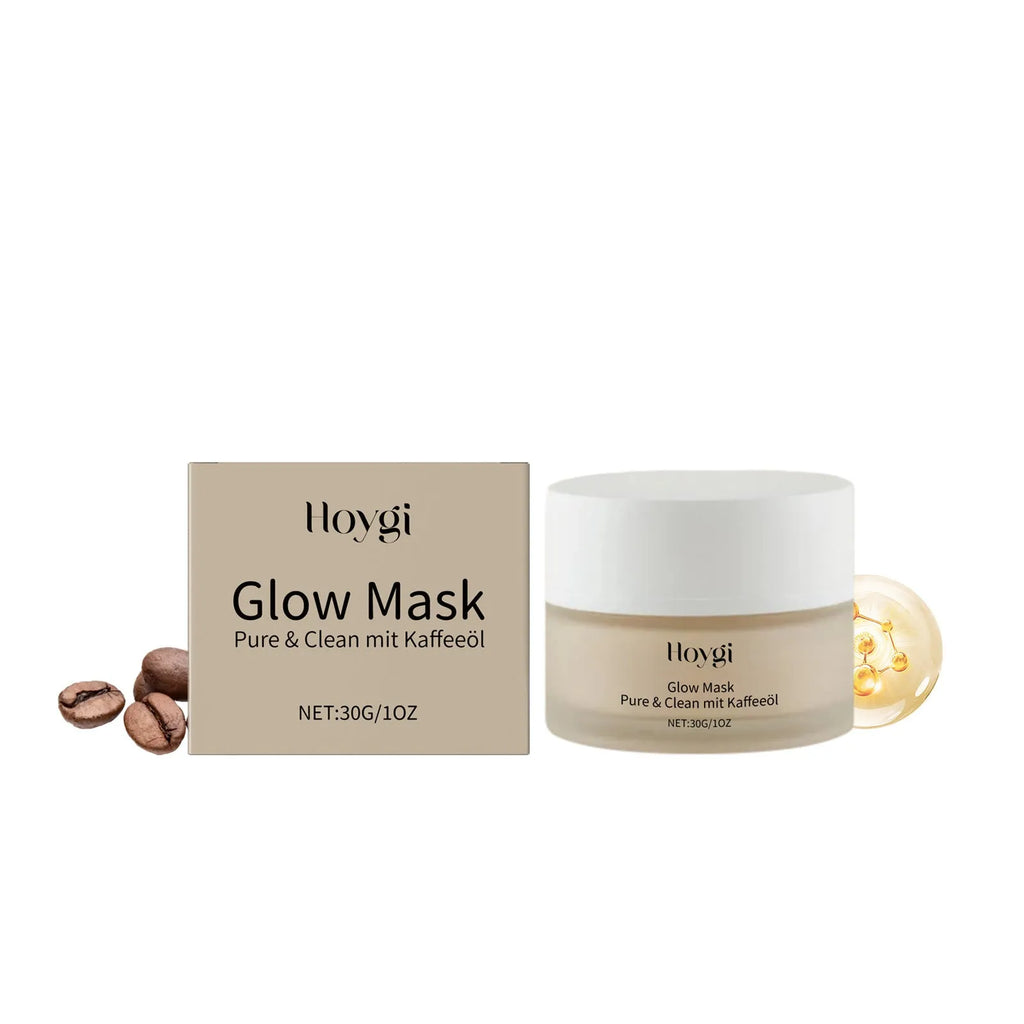 Moisturising and skin lightening facial mask measuring 5.1x3.9cm with nourishing formula