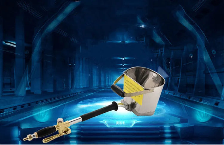 Multi functional pneumatic airless spraying machine for exterior wall paint with detachable nozzle and 25cm spraying distance