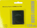 PS2 memory card in colour variant with plug connector for PlayStation 2 console save storage