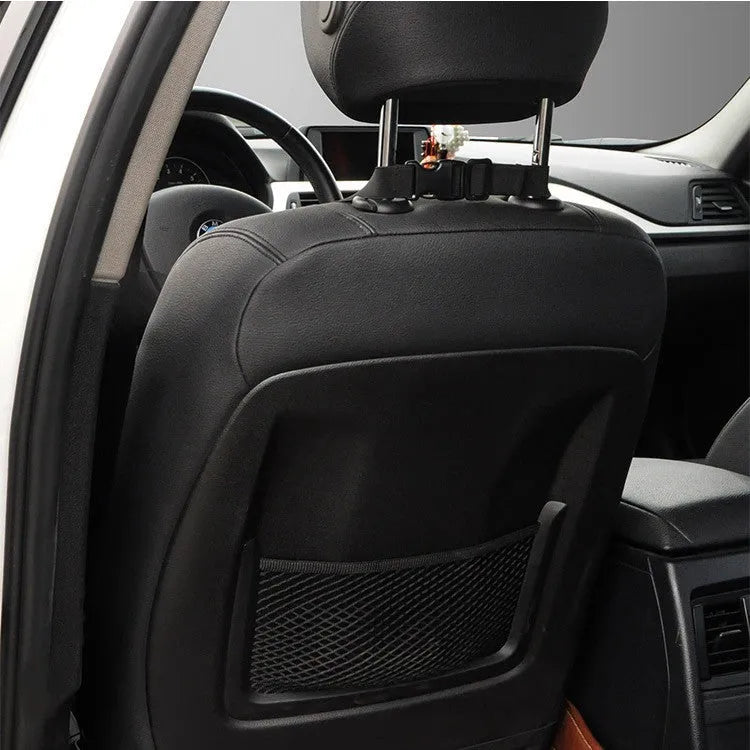 Memory cotton lumbar support cushion for car seats and office chairs in neutral colours.