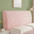 Crystal velvet universal bed cover for headboard or bedside, available in multiple colours and sizes 120cm to 220cm