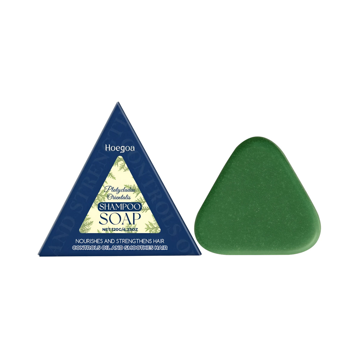 Platycladus orientalis shampoo soap 120g solid bar with mint and Polygonum Multiflori Radix extracts