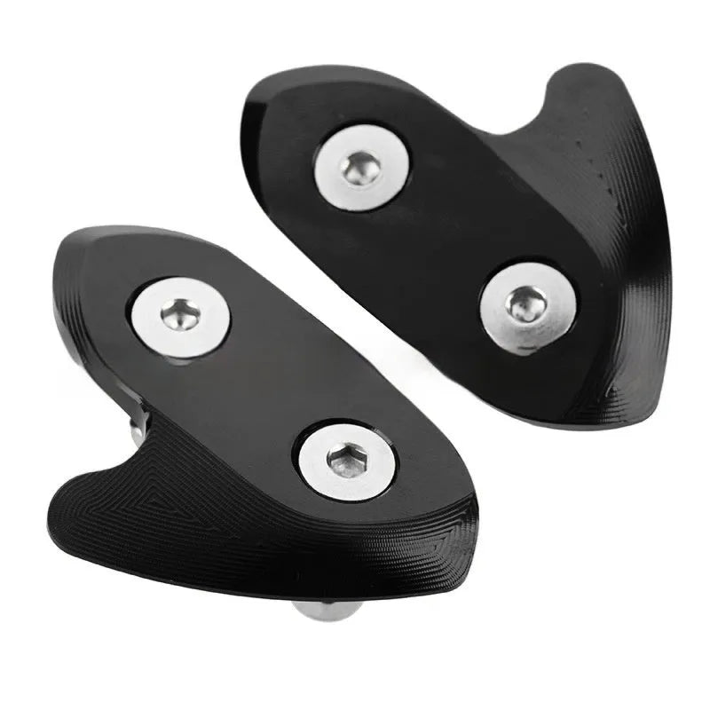 Aluminium alloy rearview mirror decorative cover seat plug for R1 2015-2019 in black