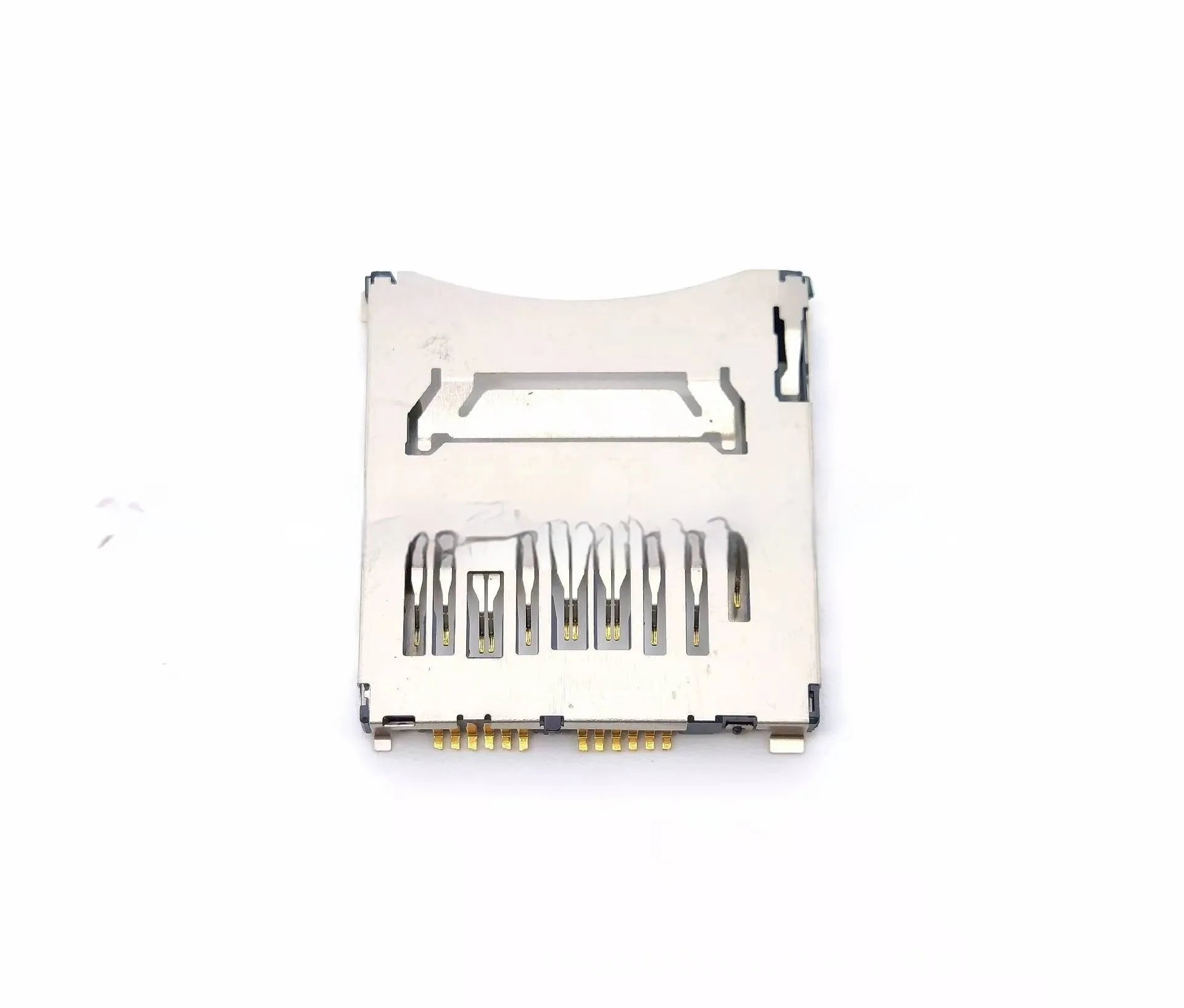 Alloy camera memory card slot accessory showing high foot and low foot mounting profile options