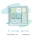 Eye shadow box post it sticker pack with 210 sheets in 7 colours, 102x102mm paper sticky notes