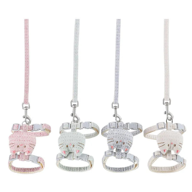 T-shaped cloth cat pulling rope toy in multiple colour options for cats up to 8kg