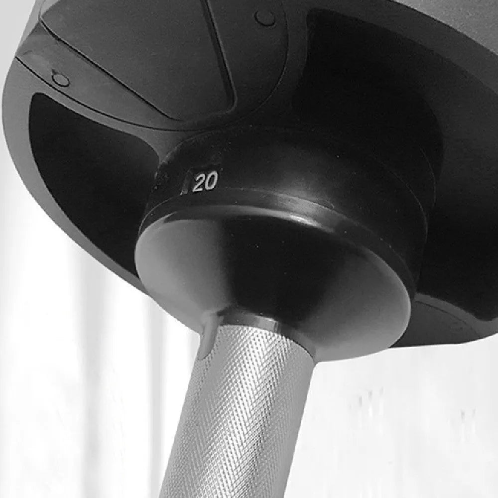 Electroplated cast iron dumbbell in 20KG 32KG 36KG options for home gym strength training