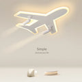 White acrylic LED ceiling light for children's room, 220V, available in 55x51cm and 80x74cm sizes