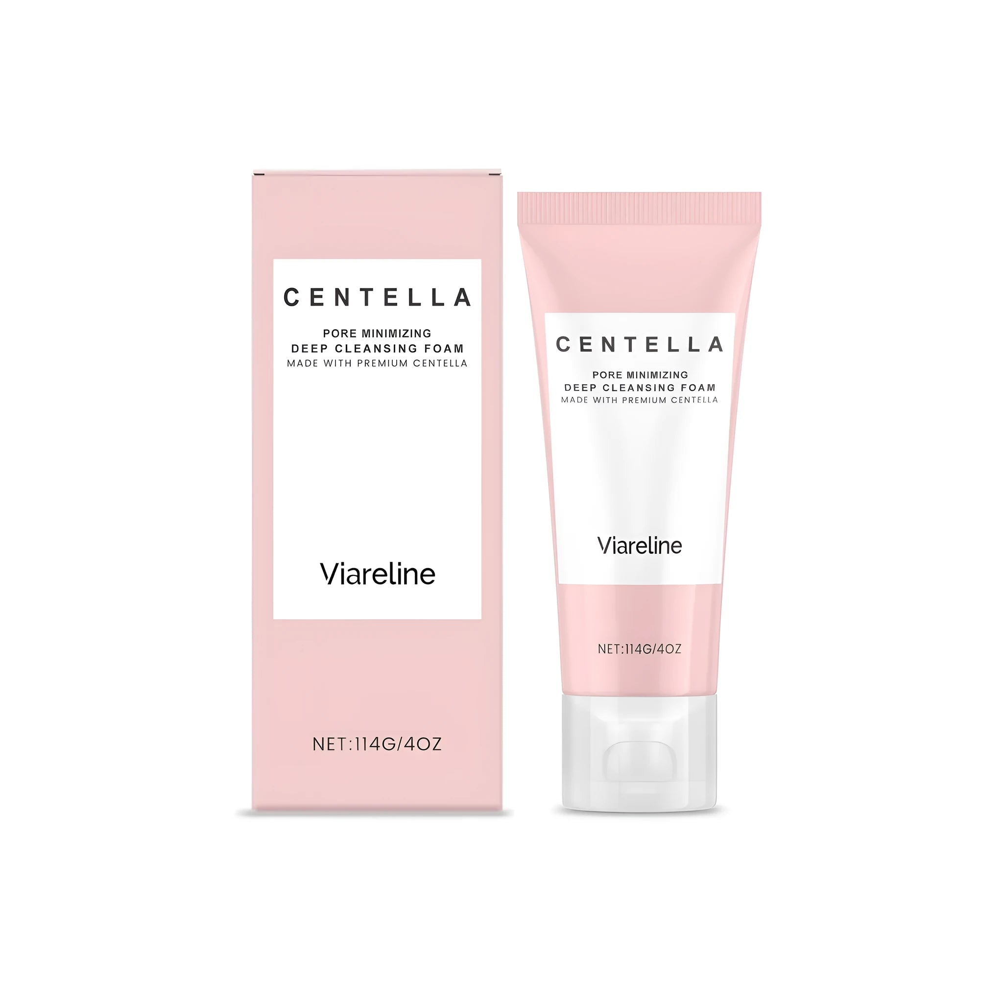 114g tube of pore minimizing deep cleansing foam facial cleanser for oily skin