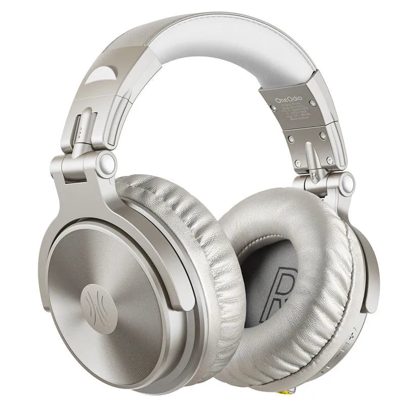 OneOdio PRO C wireless Bluetooth headset in champagne gold with microphone and 50mm drivers