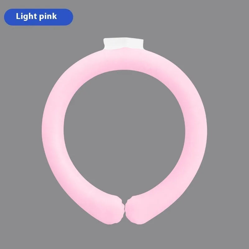 Cooling neck hanging ice ring in multiple colours for outdoor sports heatstroke prevention