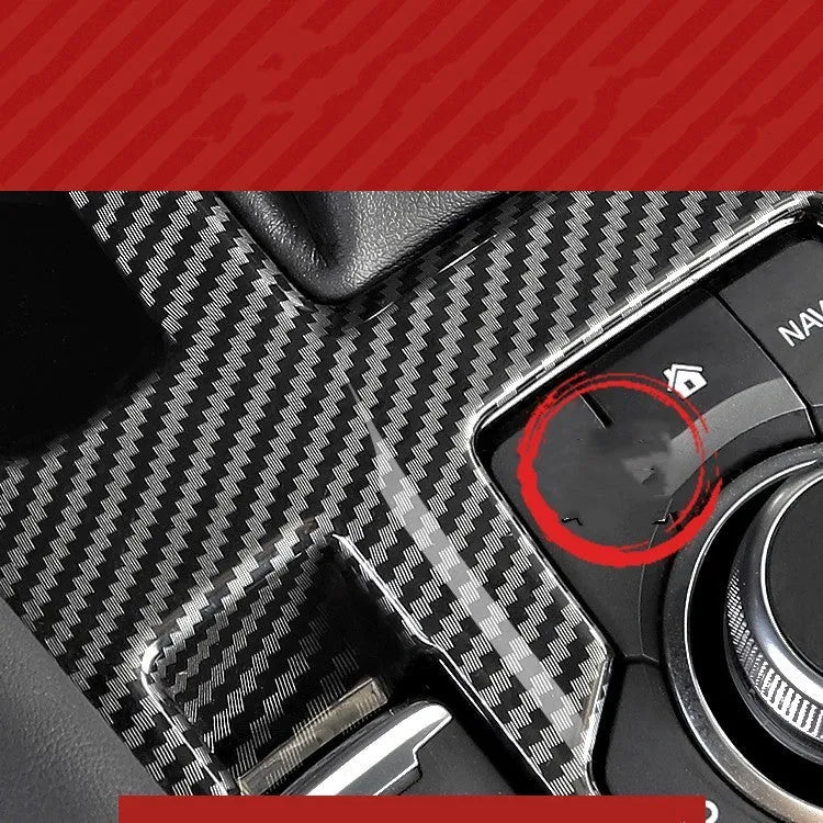 A pair of left and right ABS steering wheel frames for car interior dashboard decoration.