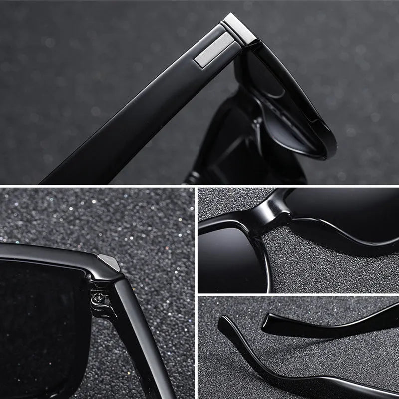 Orange polarized sports sunglasses with UV400 protection and resin lenses for square faces