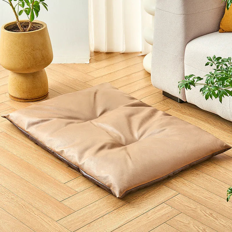 Cooling summer pet mat for dogs and cats in blue or coffee colour options