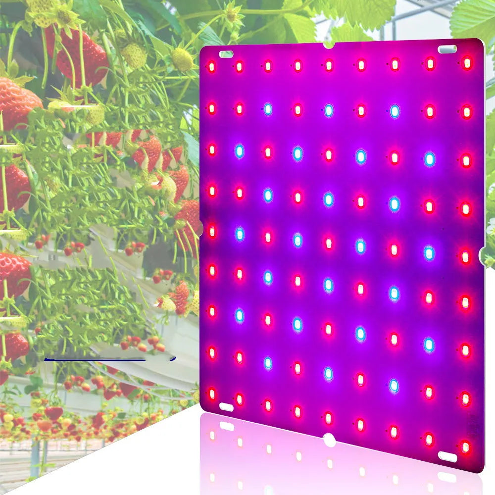 D-section aluminium LED plant growing light with hanging hook for indoor fruit and vegetable cultivation.