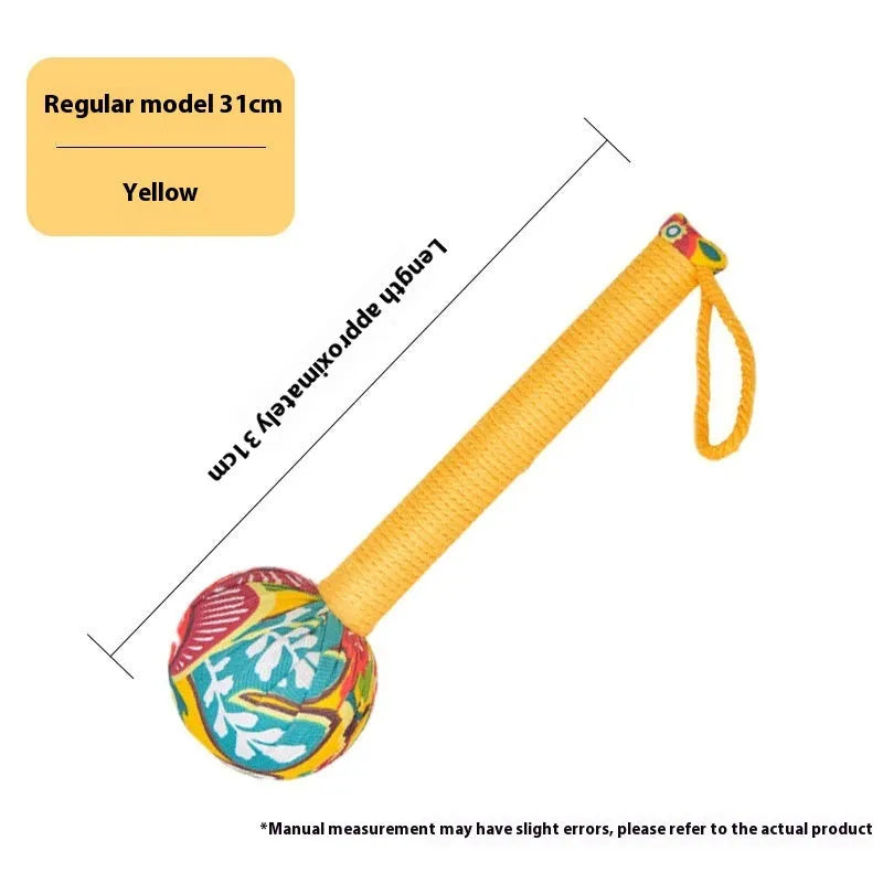 Argy wormwood massage hammer in green colour with 26cm handle length