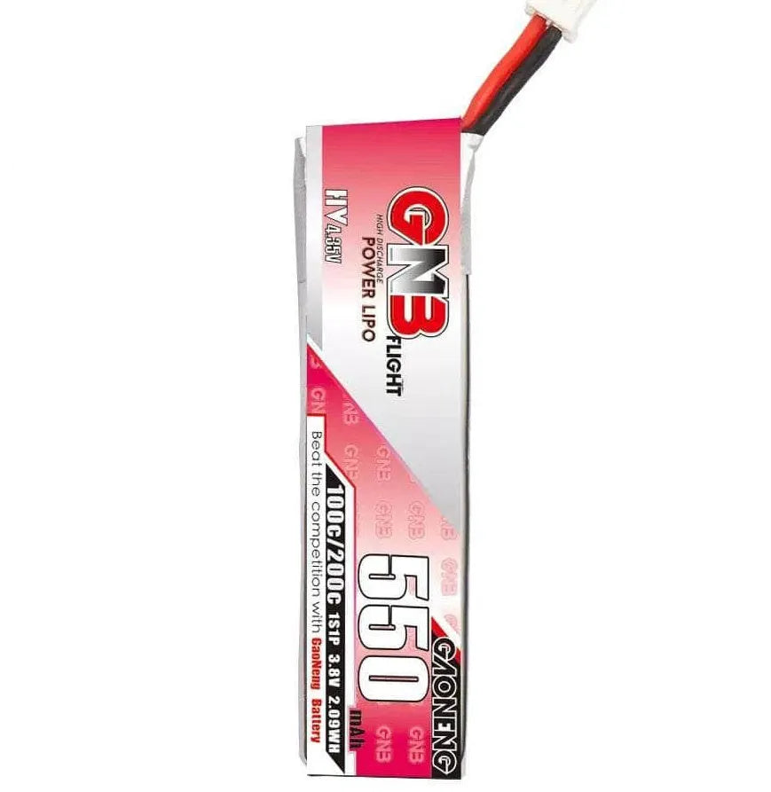 GNB 450mAh 2S 7.6V HV 80C polymer lithium battery with XT30 discharge plug for remote control FPV quadcopter