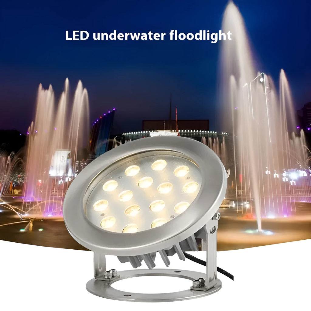 LED underwater lamp 6W blue light for swimming pool fountain pond submersion