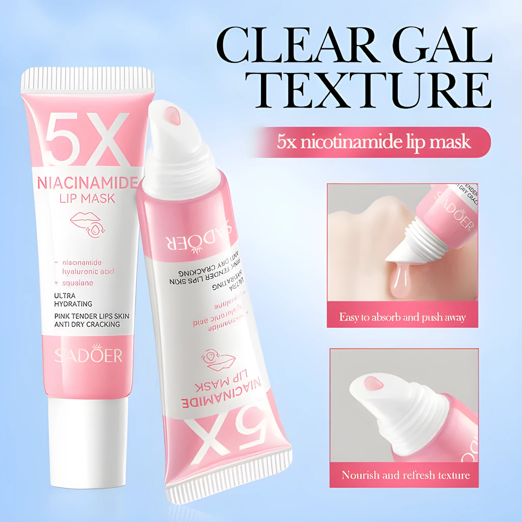 10g nicotinamide lip moisturising film with ceramide hydration and vitamin C brightening