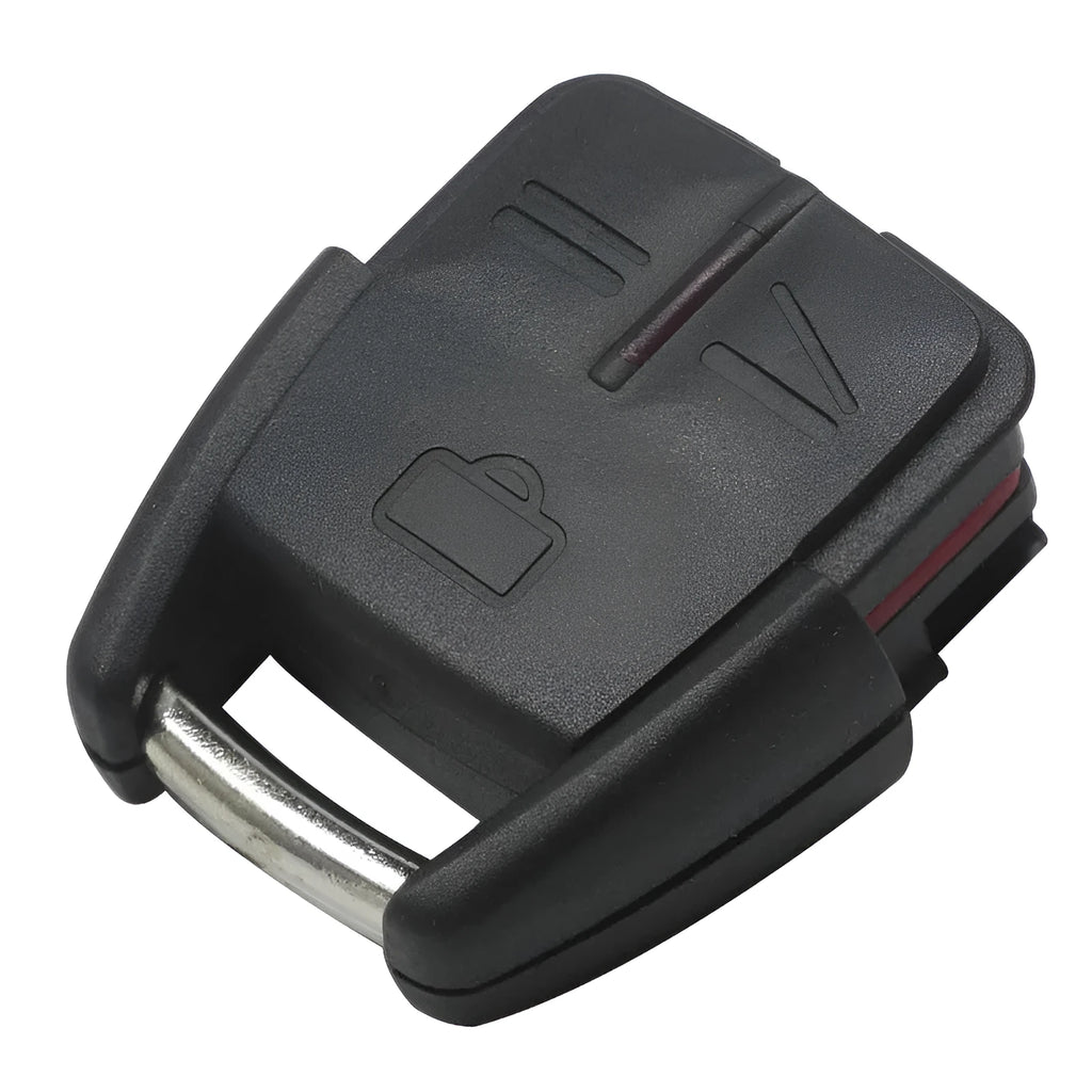 Opel three-button remote control shell in black plastic for car key fob