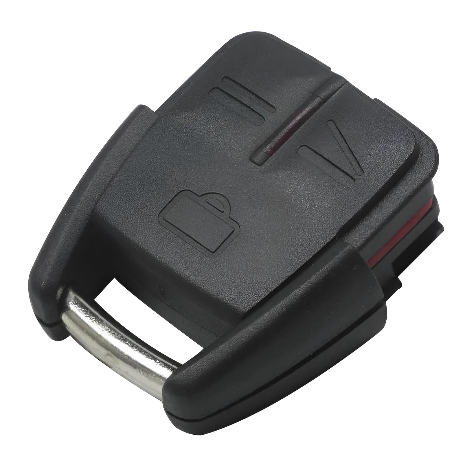 Opel three-button remote control shell in black plastic for car key fob