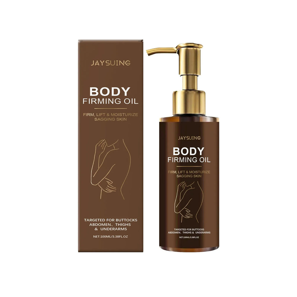 100 ml bottle of nourishing and firming body oil with coffee seed oil and hyaluronic acid.
