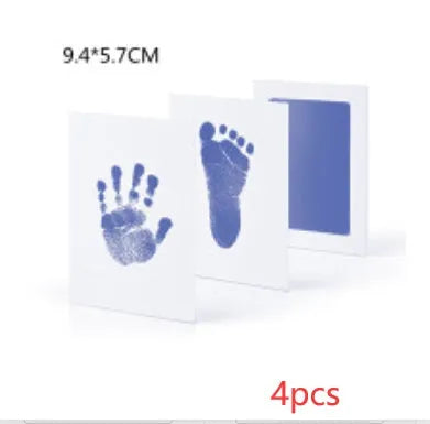 Baby hand and foot print disposable ink pad in multiple colours for keepsake crafting