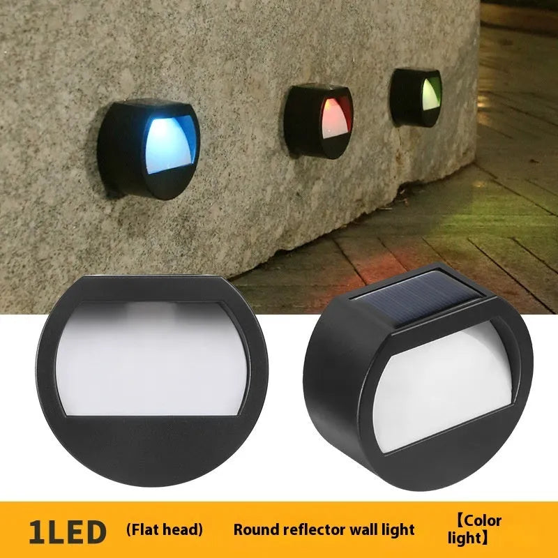 Solar outdoor yard lamp home abstraction plastic LED light rainproof 5W 80×80mm