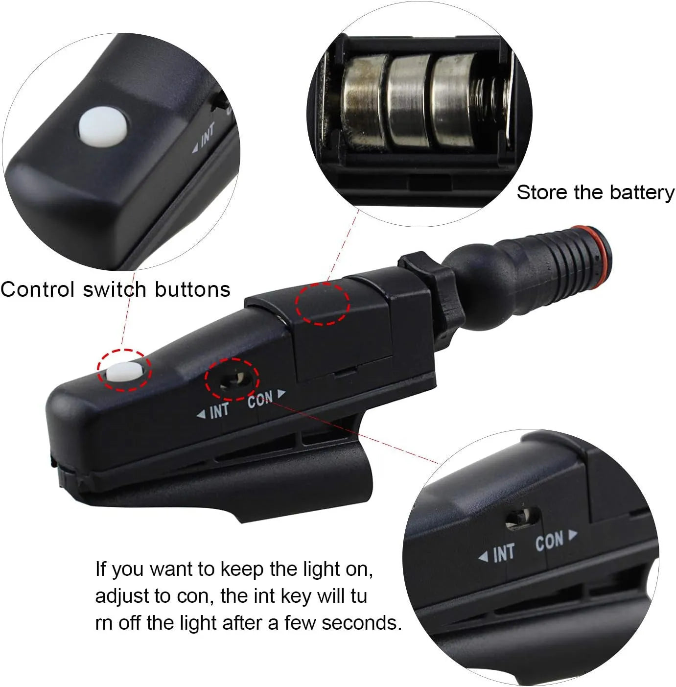 Black golf putter laser aiming instrument for putting practice and alignment training
