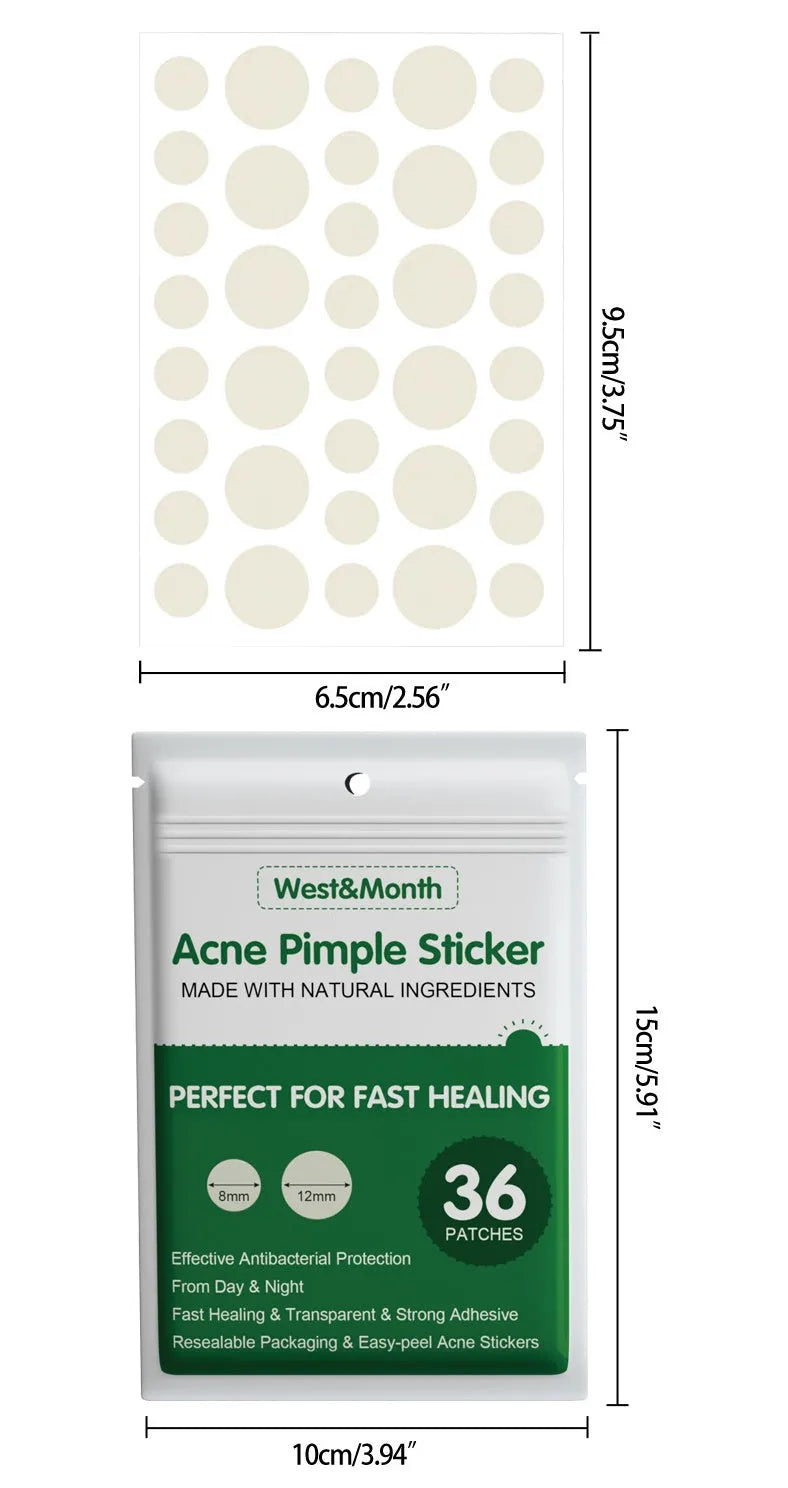 Repairing essential oil acne patch waterproof and breathable with tea tree and marigold oil