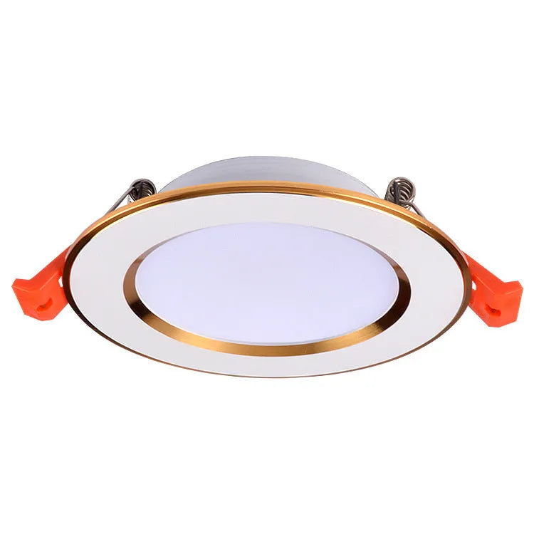 Anti-fog straw hat LED downlight spotlight with aluminium shell in multiple size options.