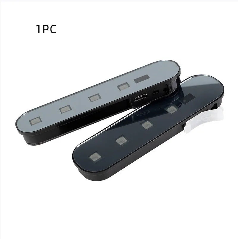 T-style colourful car door induction lamp with magnetic mounting for automatic courtesy lighting