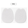 White thin felt anti-wear shoe tongue sticker for front palm protection.