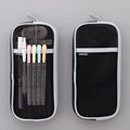 Square mesh pencil case in multiple colour options for stationery organisation