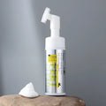 Pet cleaning kit with bottles of foot foam, ear liquid, deodorant spray and packs of disposable wipes for dogs and cats.