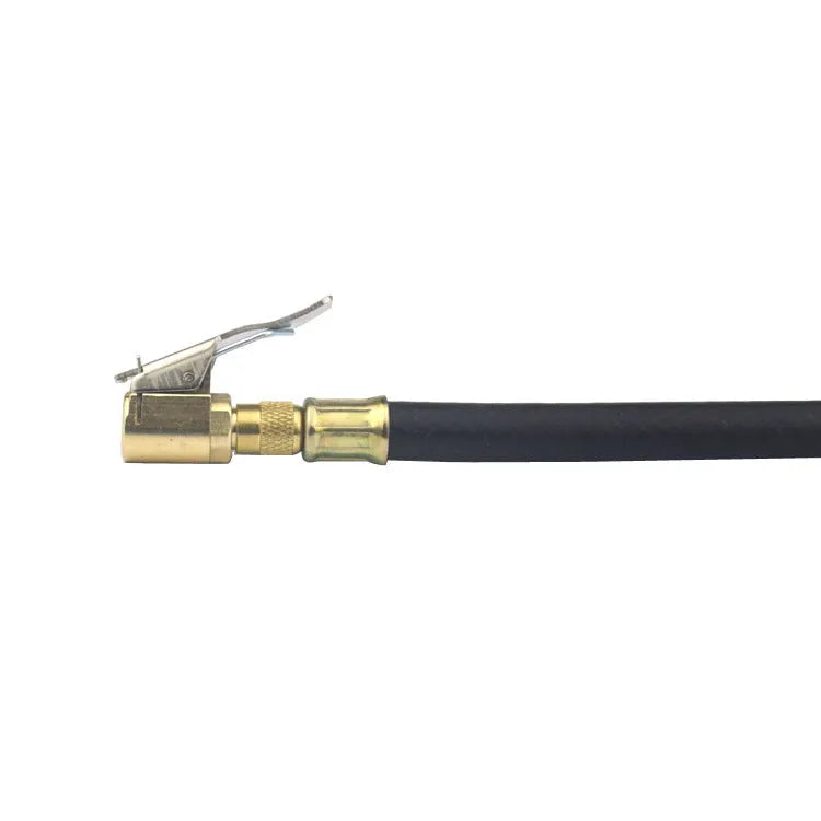 Copper tyre inflation clamp for 8V1 car valves showing 8mm thread detail
