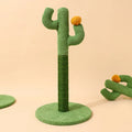 Masson cactus design cat scratching pole with cotton thread sisal surface for claw grinding