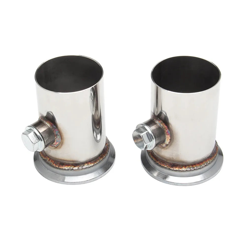 Silver 304 stainless steel high-flow exhaust manifold for Chevrolet LS1 LS2 LS3 LS6 engines
