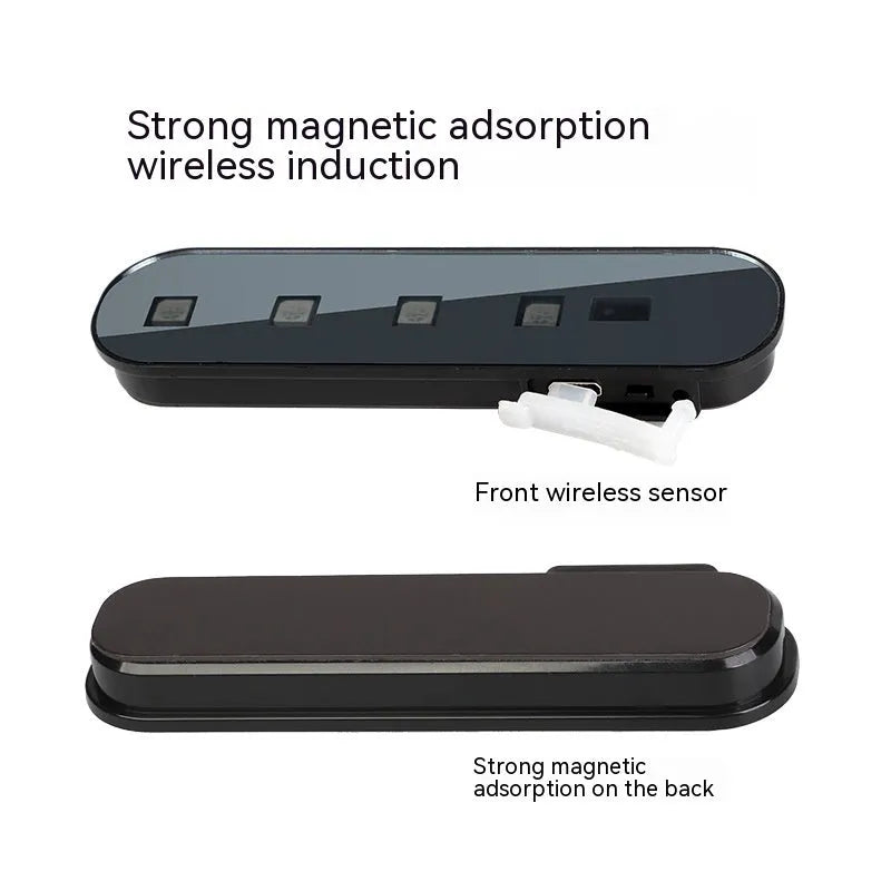 T-style colourful car door induction lamp with magnetic mounting for automatic courtesy lighting