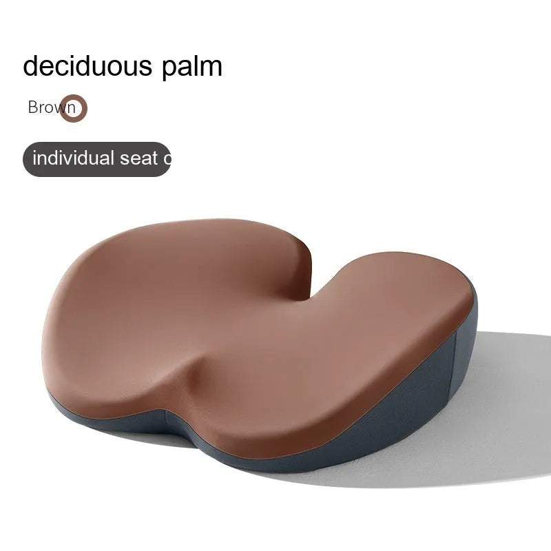 Car seat cushion and separate lumbar support cushion set in a choice of colours