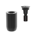 Portable rechargeable car aroma diffuser in column shape with touch button controls