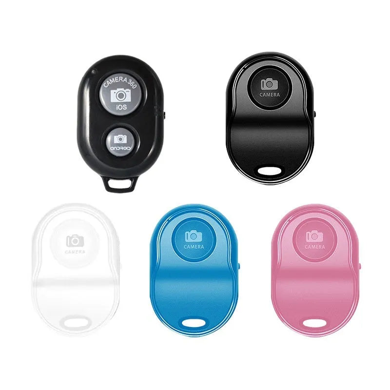 Universal Bluetooth remote control for photo and video on mobile phones in four colours with compact ABS build