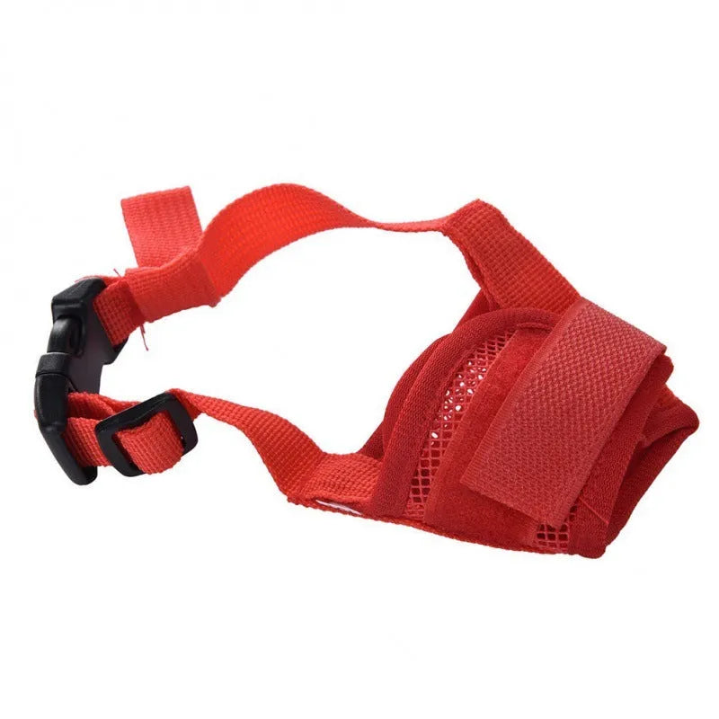 Adjustable plastic basket dog muzzle in various colours and sizes for biting control