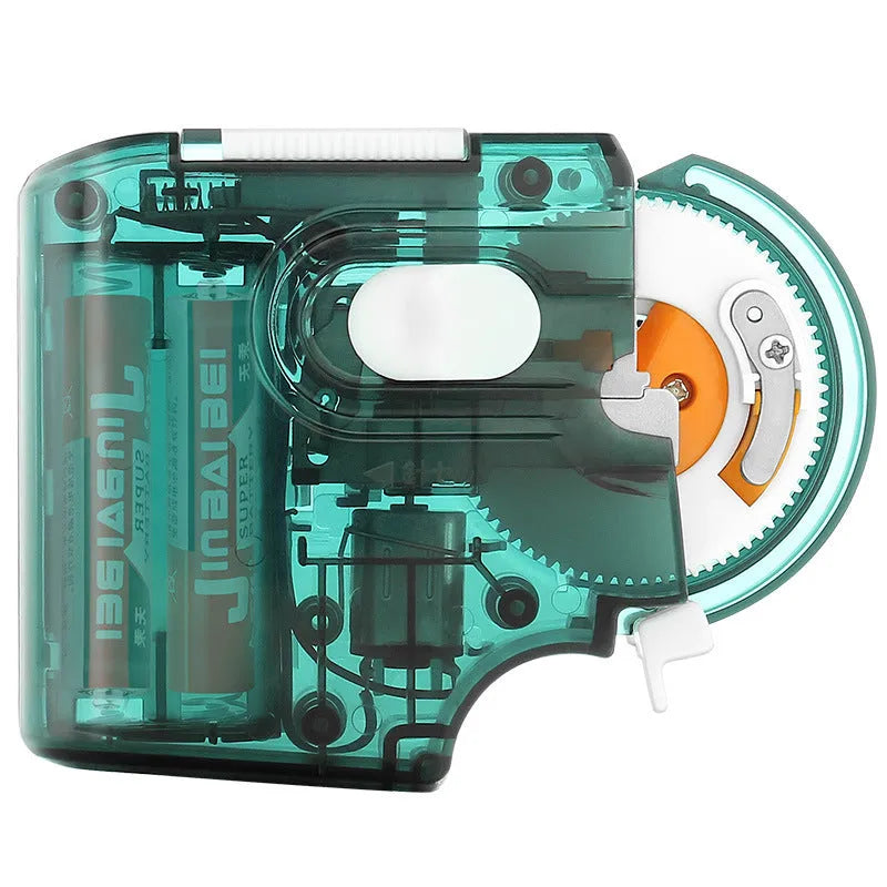 Electric hook tier automatic fishing knot tool in Lake Blue Transparent colour with PC shell
