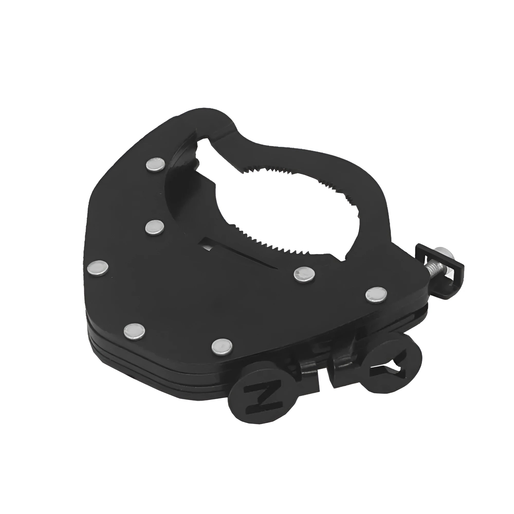 Stainless steel universal motorcycle throttle lock for handlebar mounting