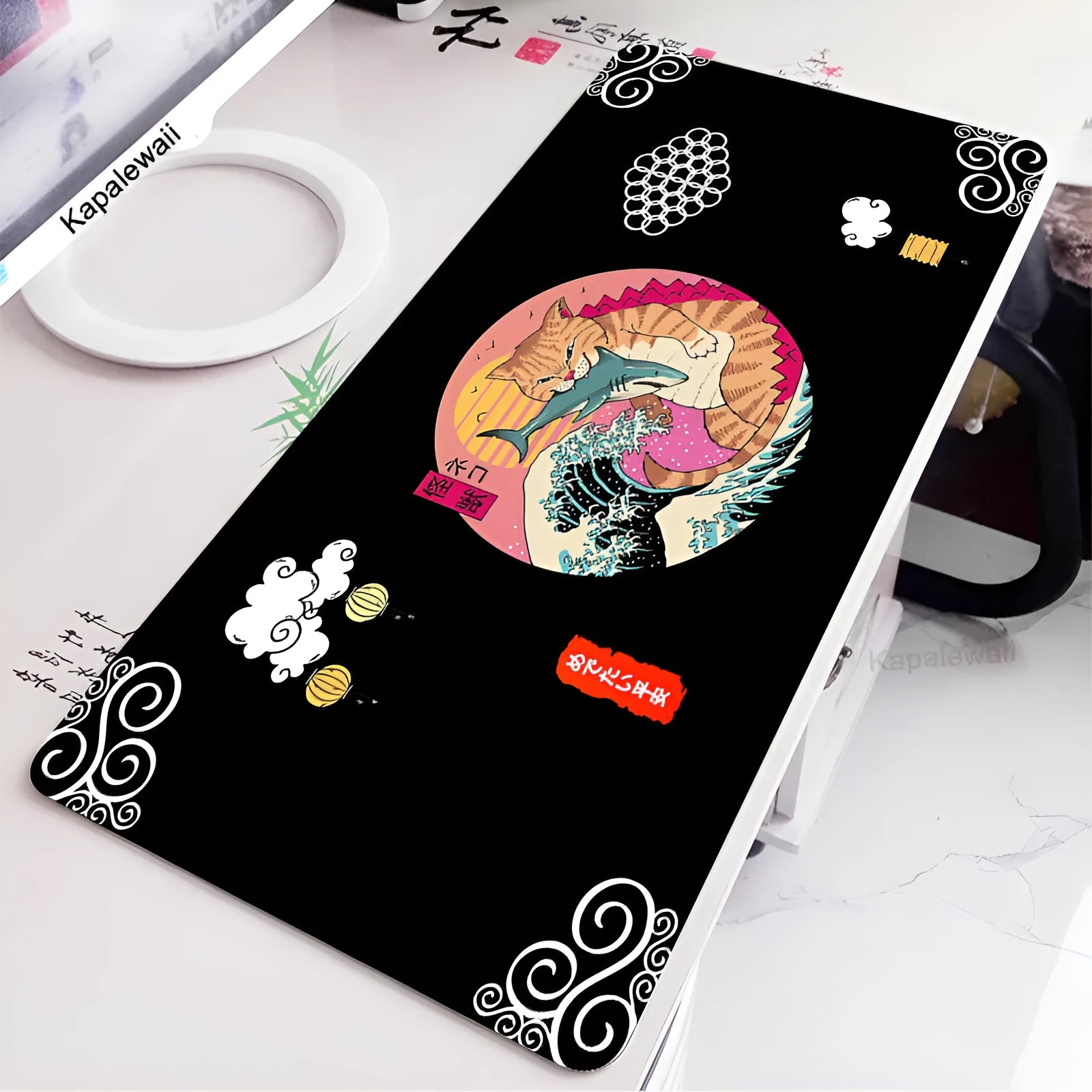400x900mm rough surface cloth esports mouse pad with matte finish for gaming