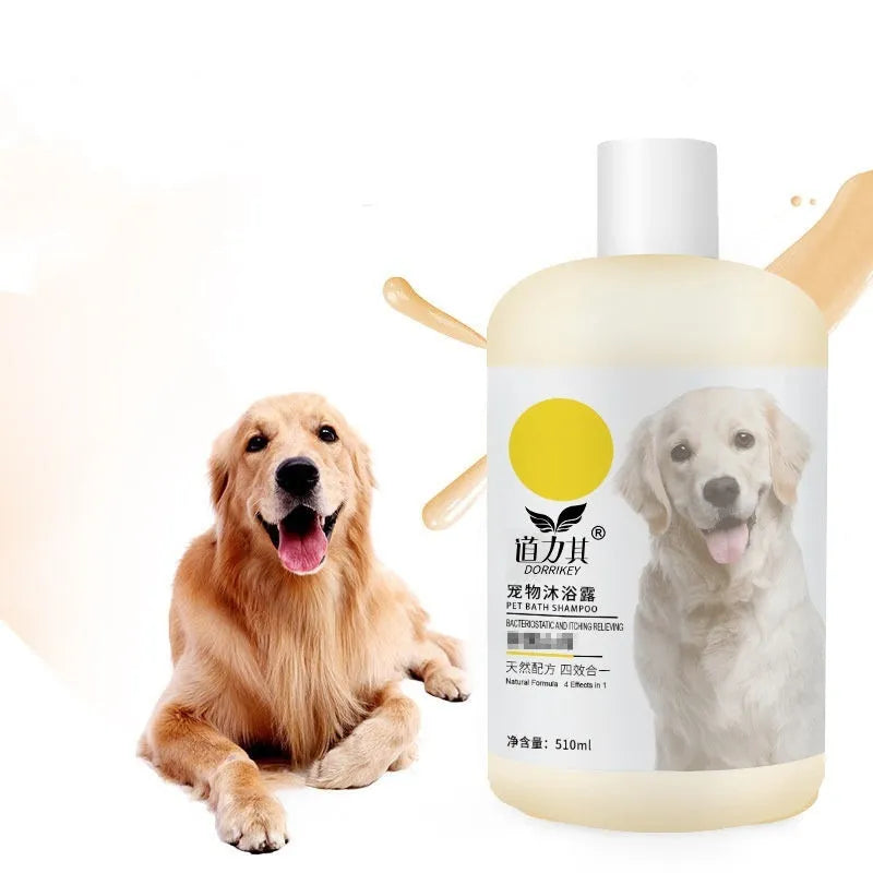 510ml pet shower gel cat shampoo bottle for decontamination and body deodorisation, one unit