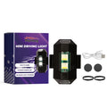 Mini driving light with magnetic mount and accessories including USB cable